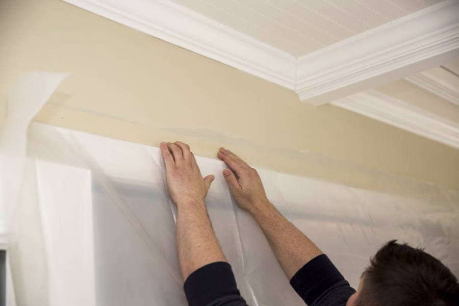 how to protect the walls when painting