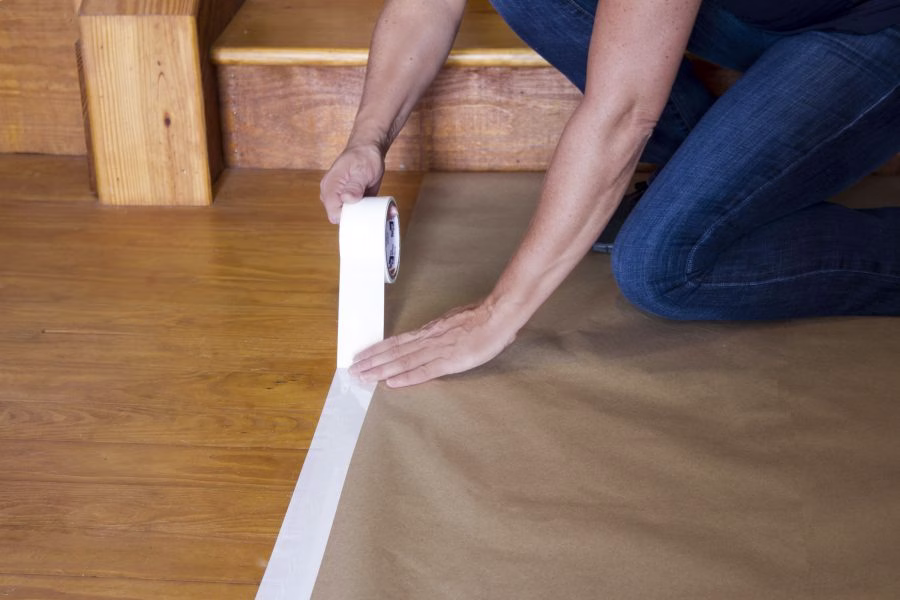 How do I protect the floors during abatement and remediation