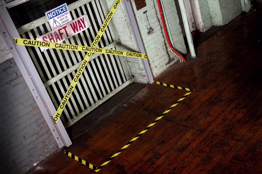 How are barricade tapes used to promote safety