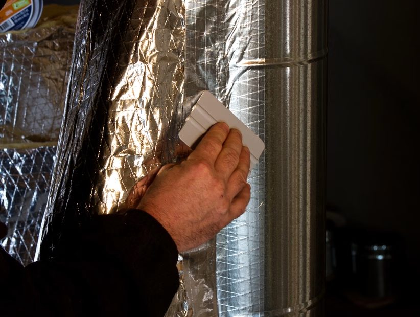when should I use a film tape over a foil tape in HVAC