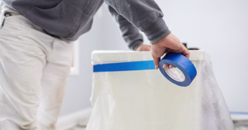 wrapping equipment with tape