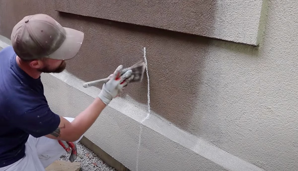 Painting stucco