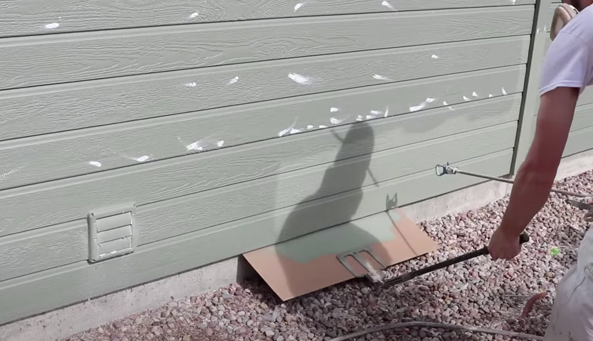 Preventing overspray