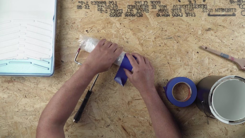 preserving roller covers between coats
