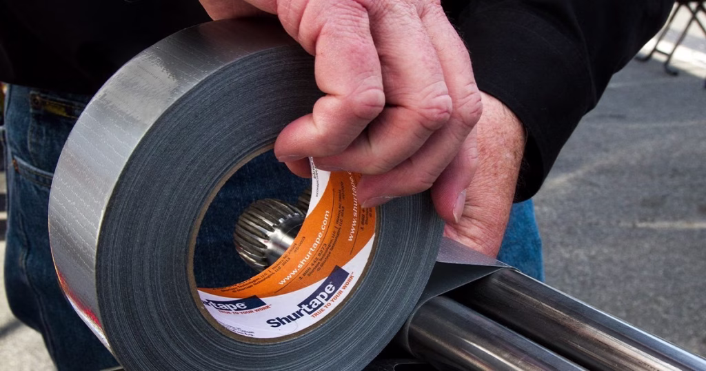 PC 599 duct tape application